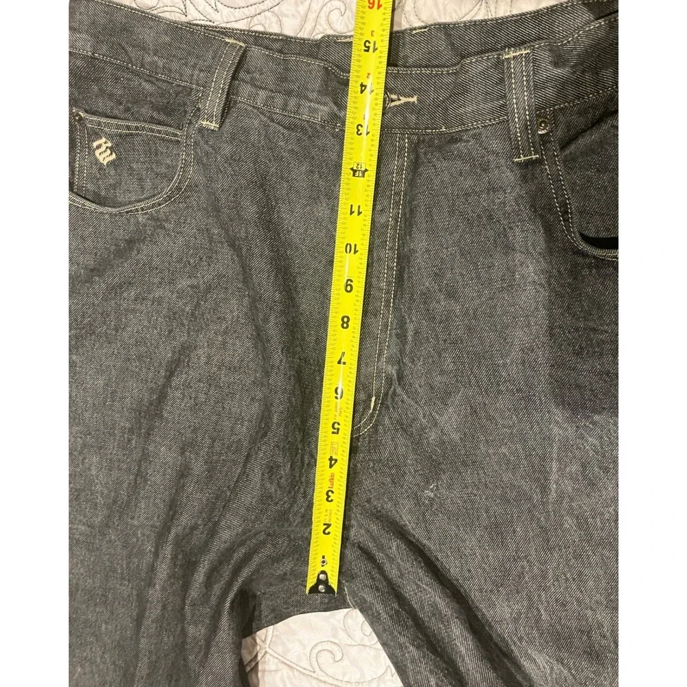 Rocawear All American Denim Carpenter Jeans Mens 40x32 Black Baggy Y2K‎ Hip Hop
